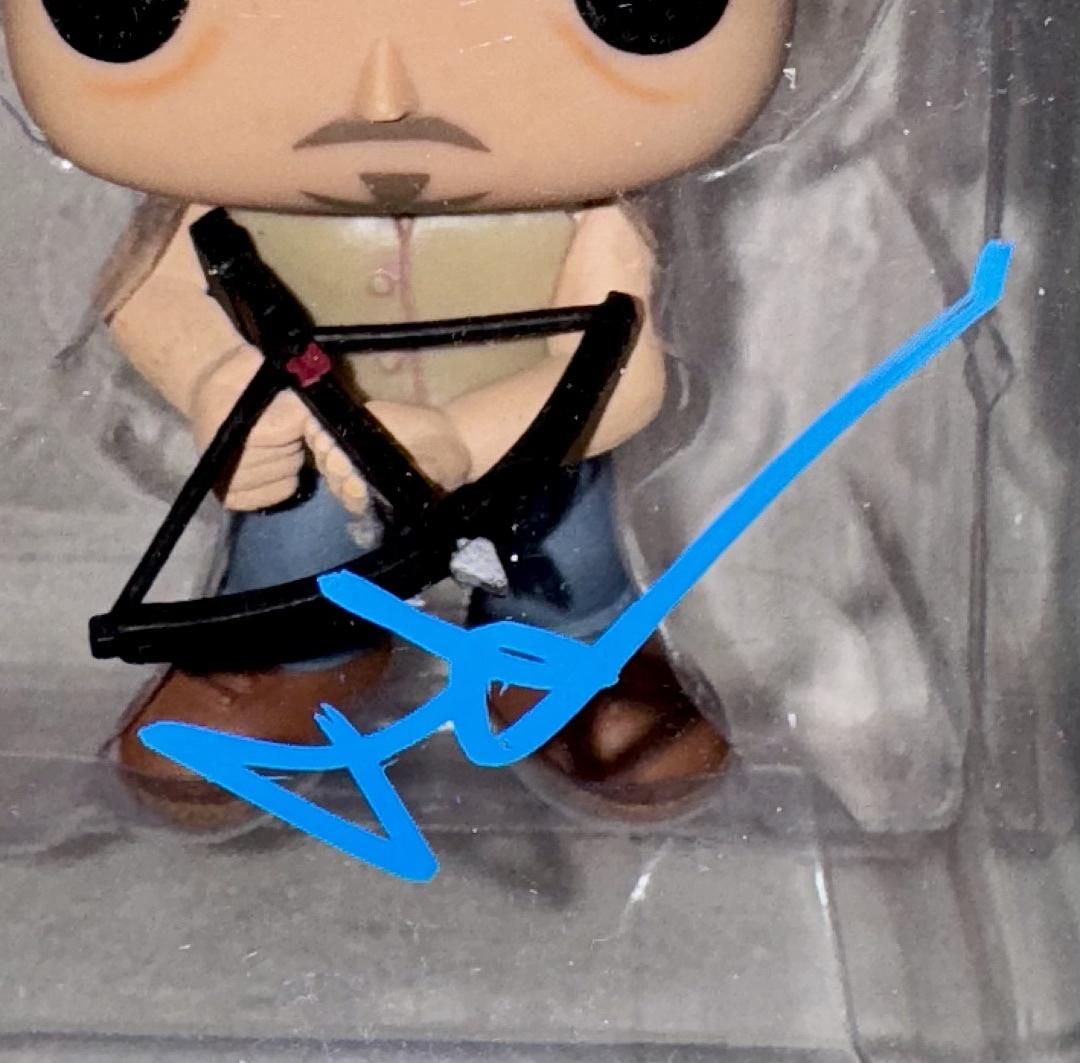 Norman Reedus Signed Funko Pop #889 "Daryl Dixon" (Walking Dead) - Beckett COA