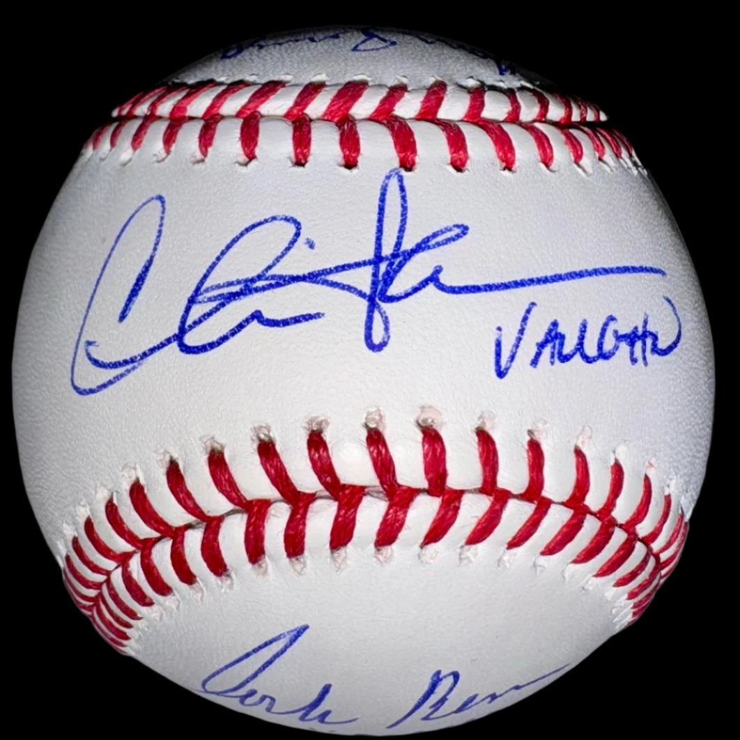 Major League Stars Charlie Sheen, Tom Berenger, & Corbin Bernsen Autographed Rawlings Official Baseball -  Beckett COA
