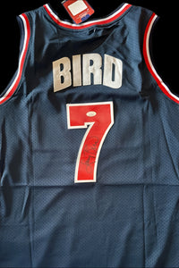 Larry Bird Signed Team USA Jersey -  JSA COA