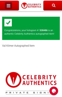 Val Kilmer Signed Funko Pop #856 "Doc Holliday" (Tombstone) *RARE* - JSA and Celebrity Authentics COA