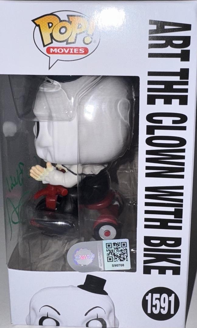 Daniel Roebuck Signed Funko Pop #1591 Art The Clown (Terrifier) - SWAU #02