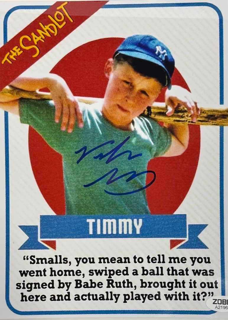 Victor DiMattia Signed 8x10 Photo (The Sandlot) - Zobie COA