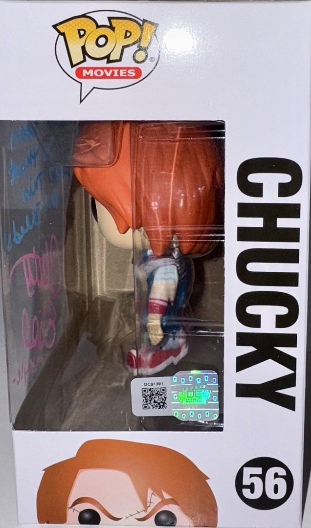 Christine Elise Signed Funko Pop #56 "Chucky" (Childs Play) w/Inscription - OC Celebrity Marketing #02