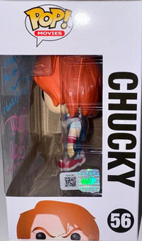 Christine Elise Signed Funko Pop #56 "Chucky" (Childs Play) w/Inscription - OC Celebrity Marketing #02