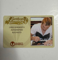Chris Hemsworth Signed 8x10 Photo (Star Trek) - Celebrity Authentics #02