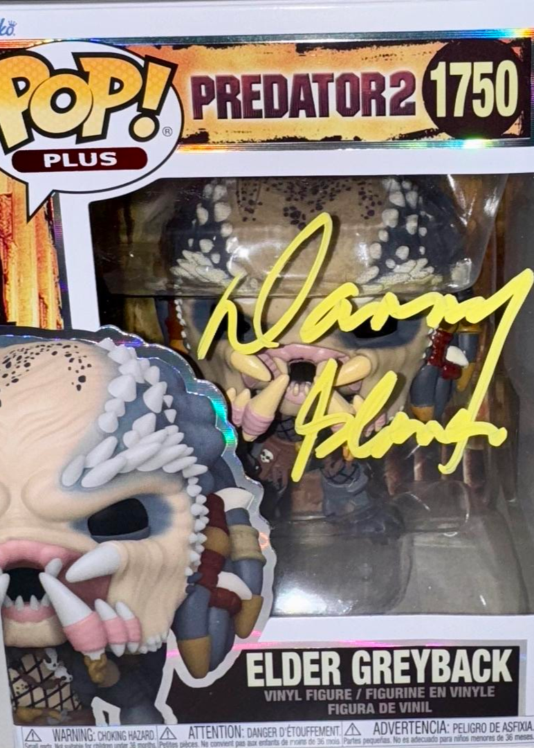Danny Glover Signed Funko Pop #1750 "Elder Greyback" (Predator 2) - Official Pix #02