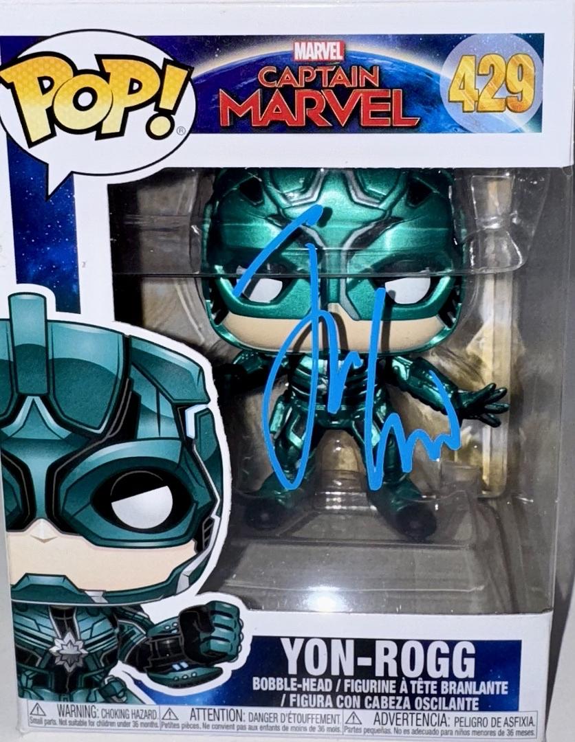Jude Law Signed Funko Pop #429 "Yon-Rogg" (Captain Marvel) - Official Pix