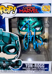 Jude Law Signed Funko Pop #429 "Yon-Rogg" (Captain Marvel) - Official Pix