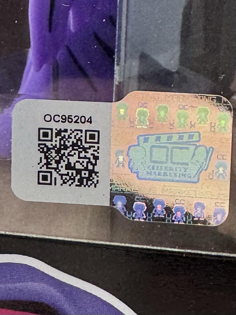 Matthew Lillard Signed Funko Pop #1607 Ghost Face Blacklight Variant (Scream) - OC Celebrity Marketing #03