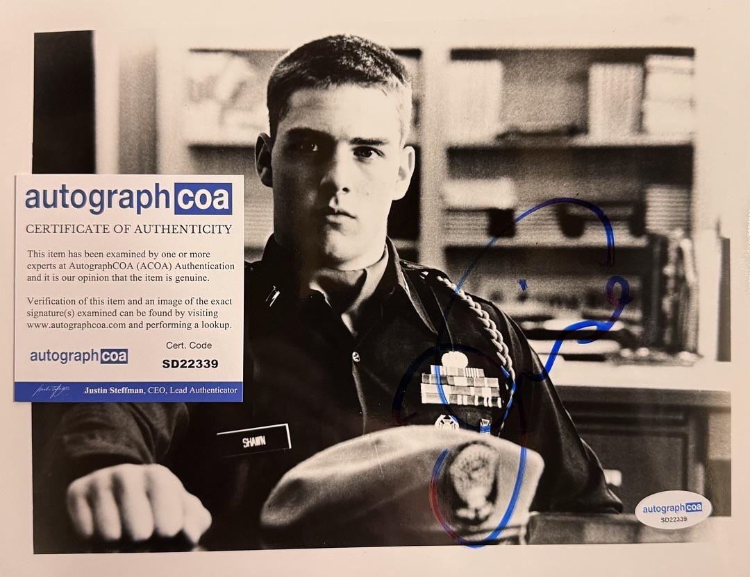 Tom Cruise Signed 8x10 Photo (Taps) - ACOA