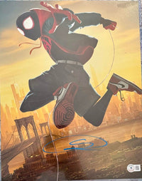 Shameik Moore Signed 11x14 Photo (Spider-Man) - Beckett COA