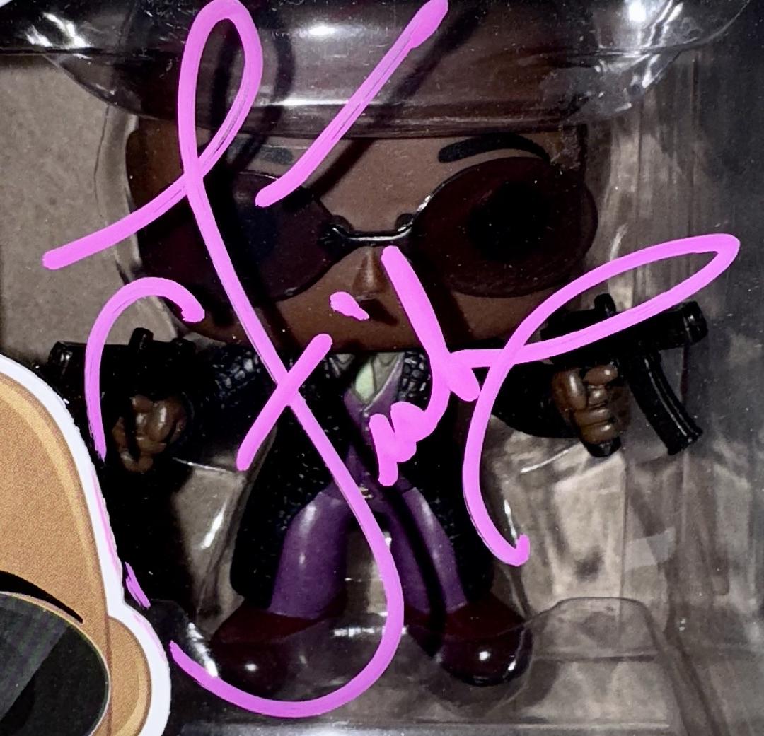 Laurence Fishburne Signed Funko Pop #159 Morpheus (The Matrix) - Beckett COA