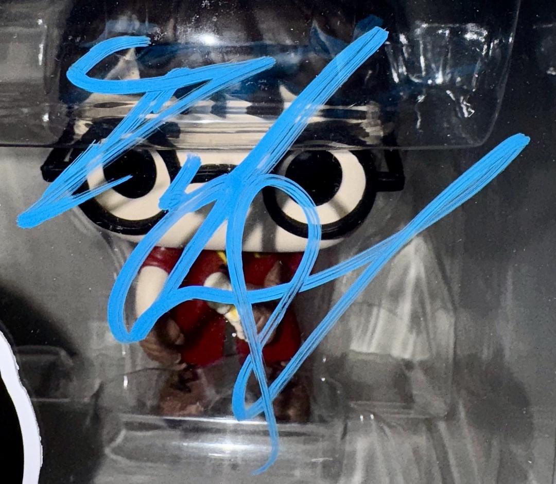 Daniel Radcliffe Signed Funko Pop #149 "Harry Potter" (Blue Ink) - Beckett COA #04