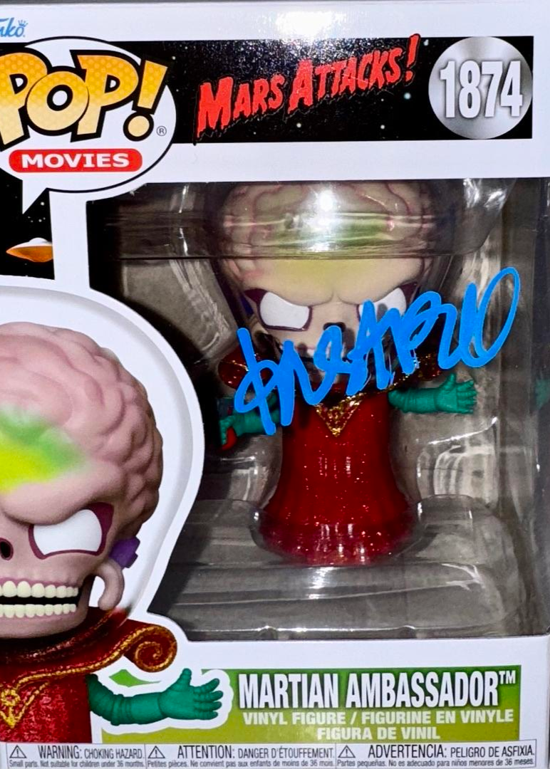 Kristen Bell Signed Funko Pop  #1874 Martian Ambassador (Mars Attacks) - JSA COA