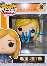 Kelly Reilly Signed Funko Pop #1361 Beth Dutton (Yellowstone) -  Beckett COA