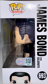 Pierce Brosnan Signed Funko Pop #693 "James Bond" (007) - SWAU COA #01