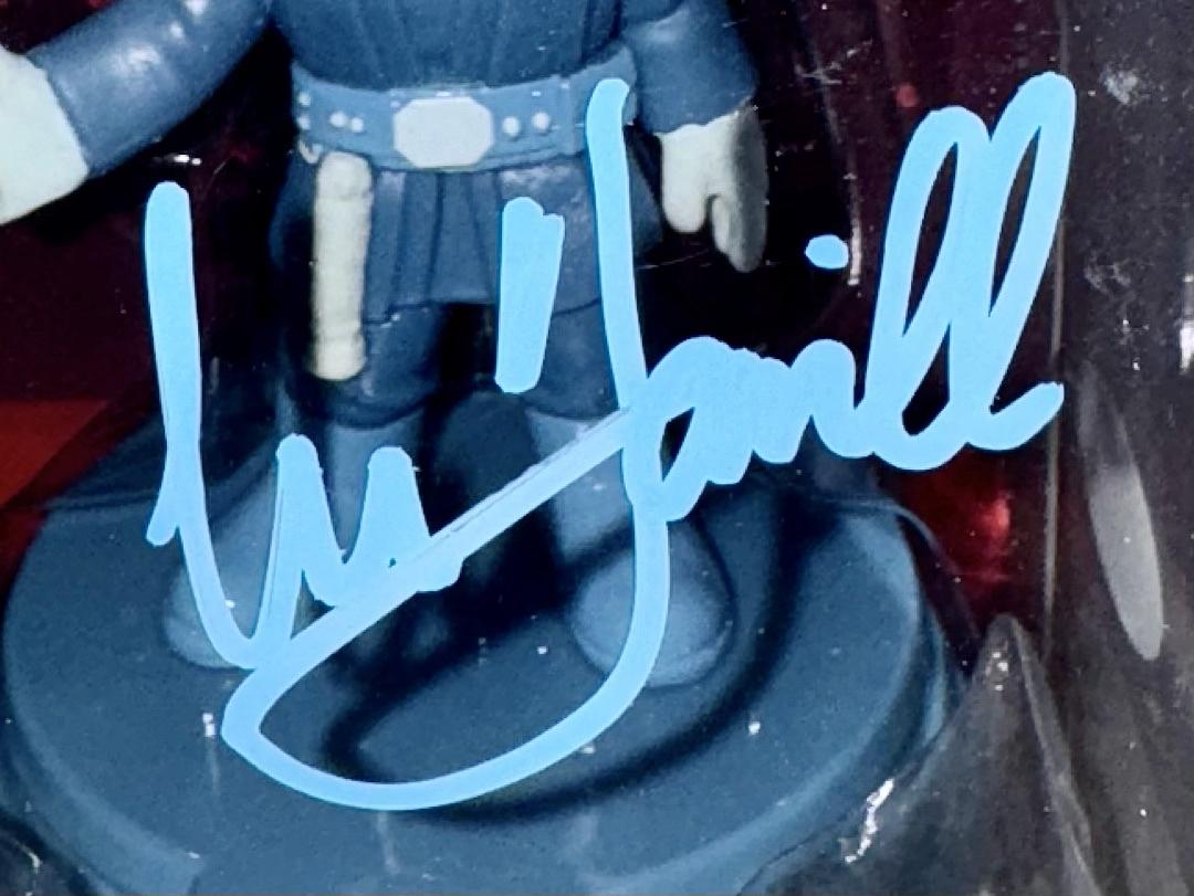 Mark Hamill Signed Funko Pop #615 Holographic Luke Skywalker (Star Wars) *RARE* - JSA COA