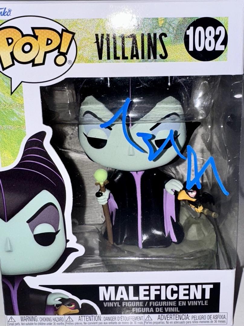 Angelina Jolie Signed Funko Pop #1082 (Maleficent)  - SWAU