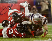 Julian Edelman Signed 16x20 Photo (SuperBowl LI Catch) New England Patriots - JSA COA