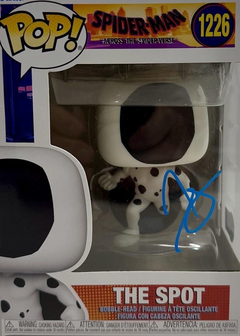 Jason Schwartzman Signed Funko Pop #1226 "The Spot" (Spider-Man) - Beckett COA #02