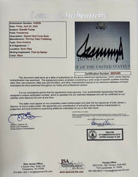 Donald Trump Autographed Save America Book Signed Hardcover - JSA COA #04