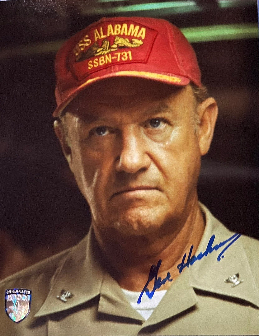 Gene Hackman Signed 8x10 Photo (Crimson Tide) - Official Pix