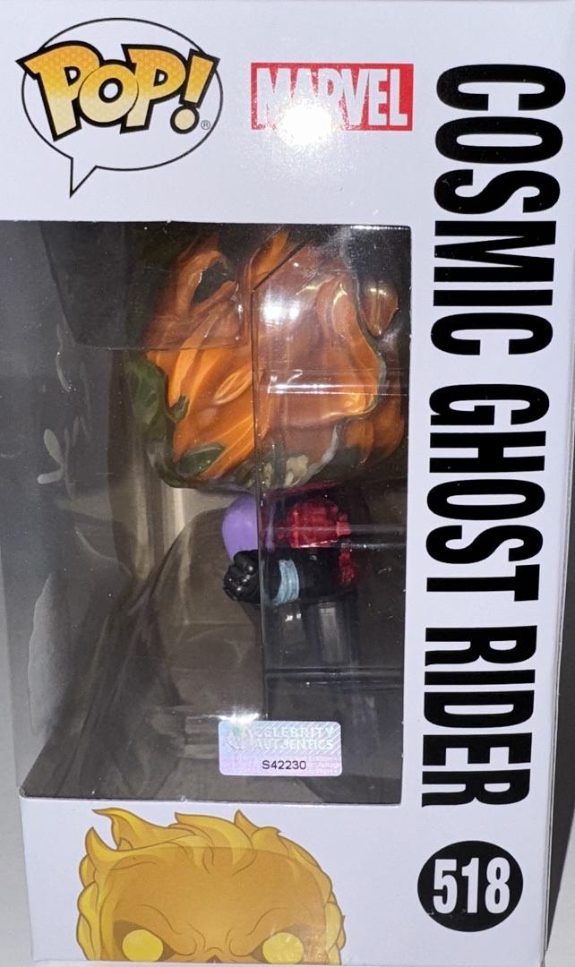 Nicholas Cage Signed Limited Edition Funko Pop #518 (Cosmic Ghost Rider) - Celebrity Authentics