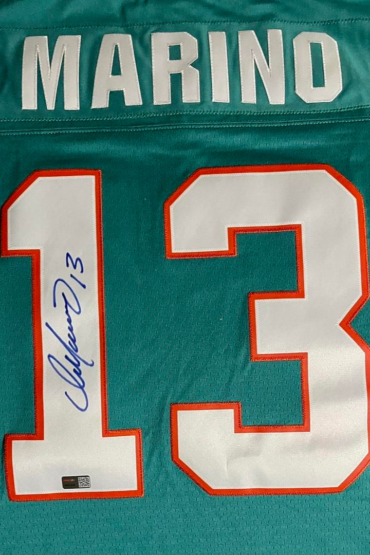 Dan Marino Signed Mitchell & Ness Dolphins Jersey -  Tri-Star COA