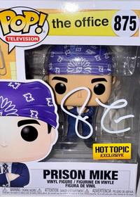 Steve Carell Signed Funko Pop #875 "Prison Mike" (The Office)  - Beckett COA