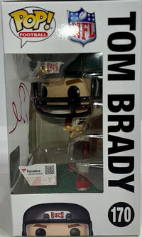 Tom Brady Autographed Tampa Bay Buccaneers Funko Pop #170 PSA/DNA Graded & Fanatics COA