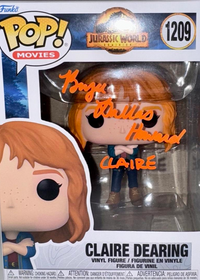 Bryce Dallas Howard Signed Pop #1209 "Claire Dearing" (Jurassic World) - Funko Beckett COA