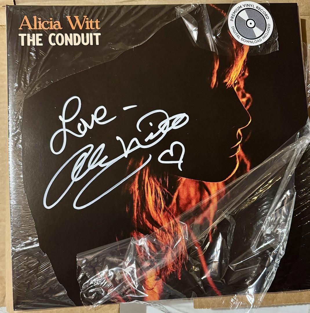 Alicia Witt Signed Album "The Conduit" Vinyl Record - Beckett COA