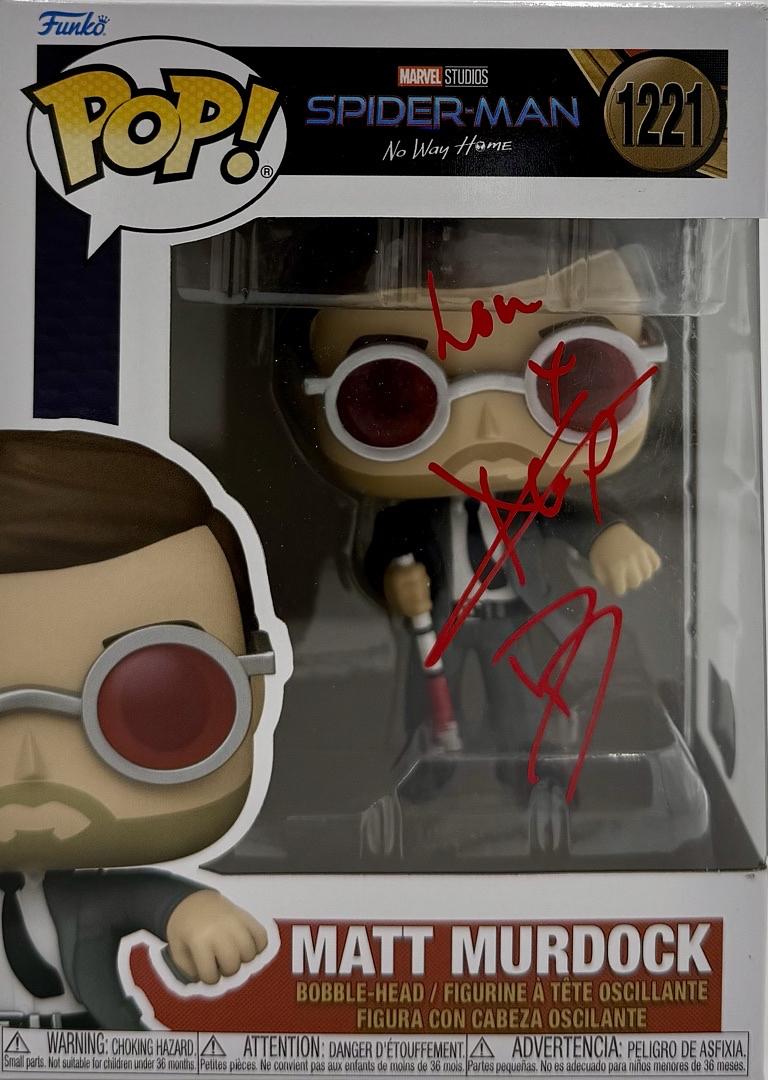 Charlie Cox Signed Funko Pop  #1221 Matt Murdock (Daredevil) - Beckett COA