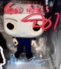 Daniel Roebuck, Duane Whitaker Signed Funko Pop #1156 Michael Myers (Halloween)  - SWAU #02