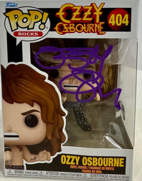 Ozzy Osbourne Signed Funko Pop #404 (Purple Ink) -  Beckett COA