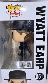Kurt Russell Signed Funko Pop #851 Wyatt Earp Tombstone - Beckett COA #3