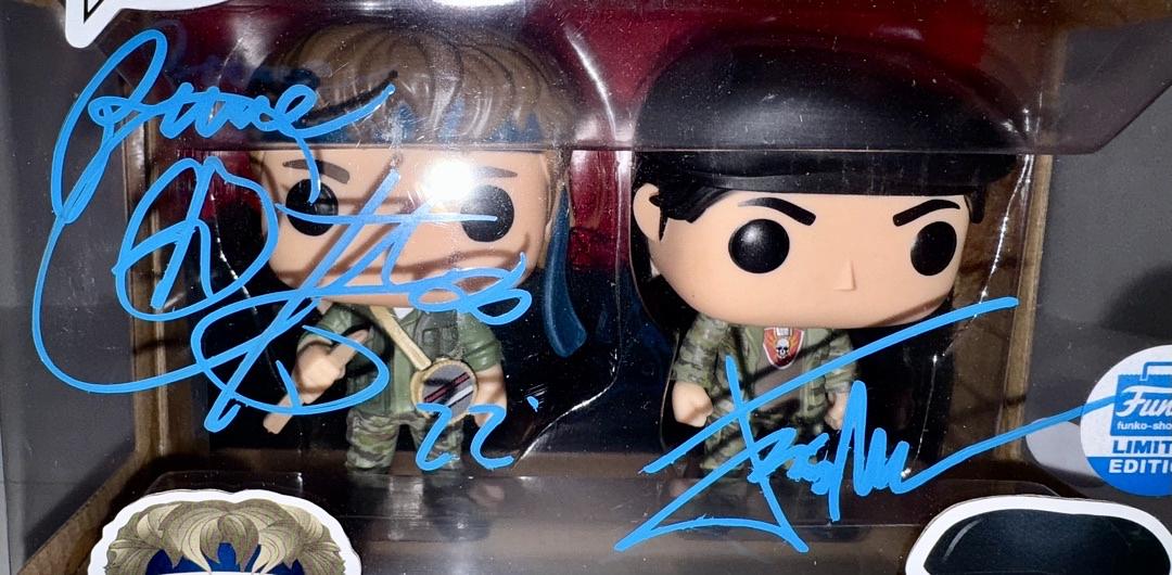 Corey Feldman Jamison Newlander Signed Funko Pop The Lost Boys "Frog Brothers" - PSA COA #2