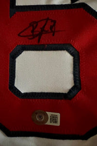 Brayan Bello Signed White Custom Red Sox Jersey - Beckett COA