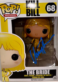 Uma Thurman Signed Funko Pop #68 The Bride (Kill Bill)  - Beckett COA