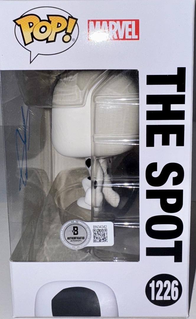 Jason Schwartzman Signed Funko Pop #1226 "The Spot" (Spider-Man) - Beckett COA #01