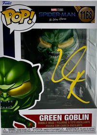 Willem Dafoe Signed Funko Pop #1168 Green Goblin (Spider-Man)  - Beckett COA #01