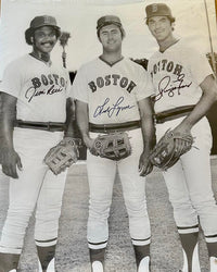 Jim Rice,Fred Lynn,Dwight Evans Signed 16x20 Photo Boston Red Sox - SureShot COA