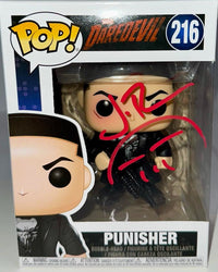 Jon Bernthal Signed Funko Pop #216 "Punisher" w/Drawing (Daredevil) - JSA COA