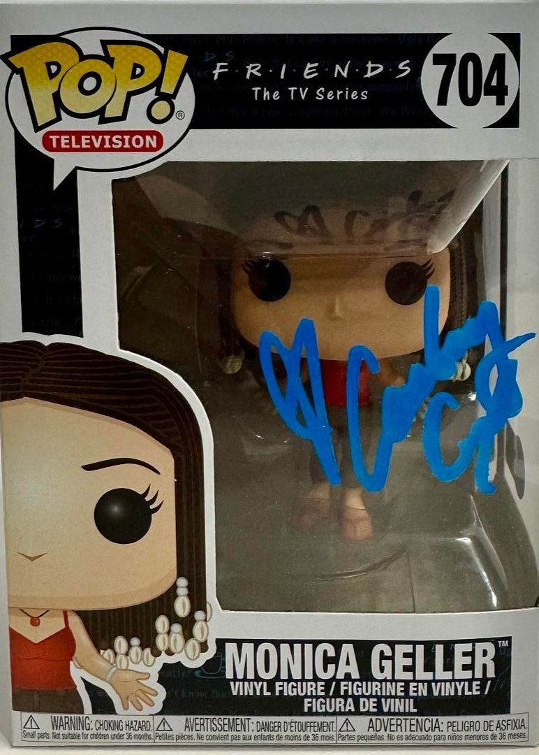 Courtney Cox Signed Funko Pop #704 "Monica Geller" Friends - Beckett COA
