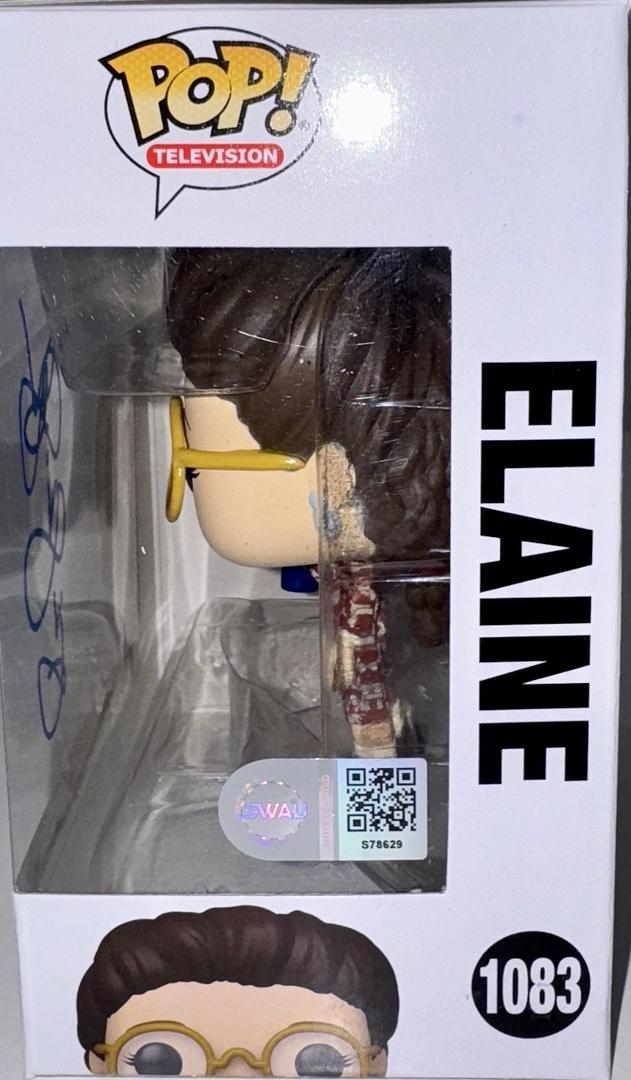 Julia Louis Dreyfus Signed Funko Pop #1083 Elaine (Seinfeld) - SWAU #01