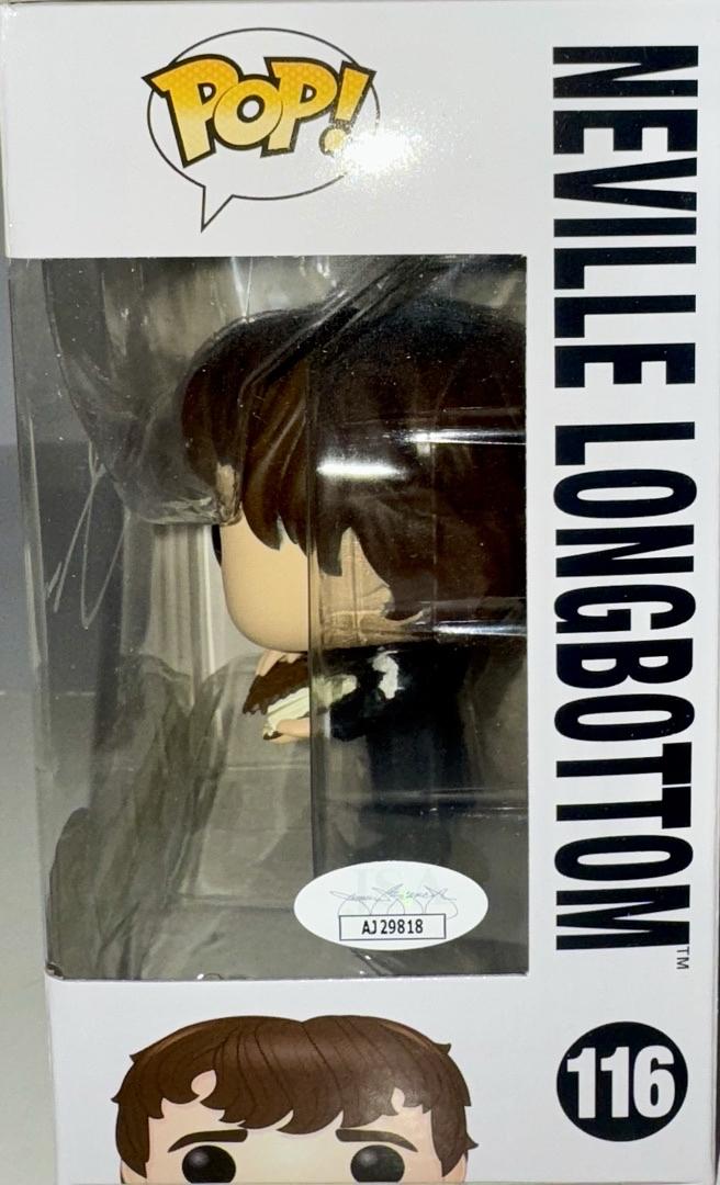 Matthew Lewis Signed Funko Pop #116 "Neville Longbottom" (Harry Potter) - Beckett COA #01