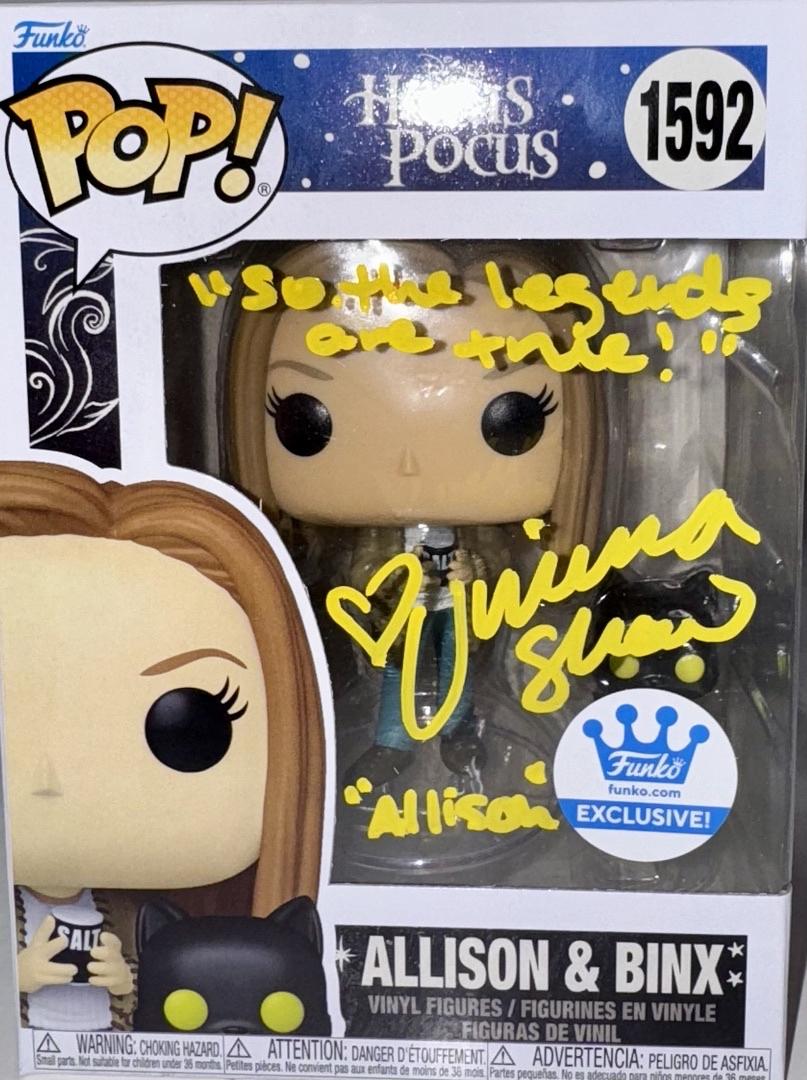 Vinessa Shaw Signed Funko Pop #1592 "Allison & Binx" (Hocus Pocus) - SWAU #02