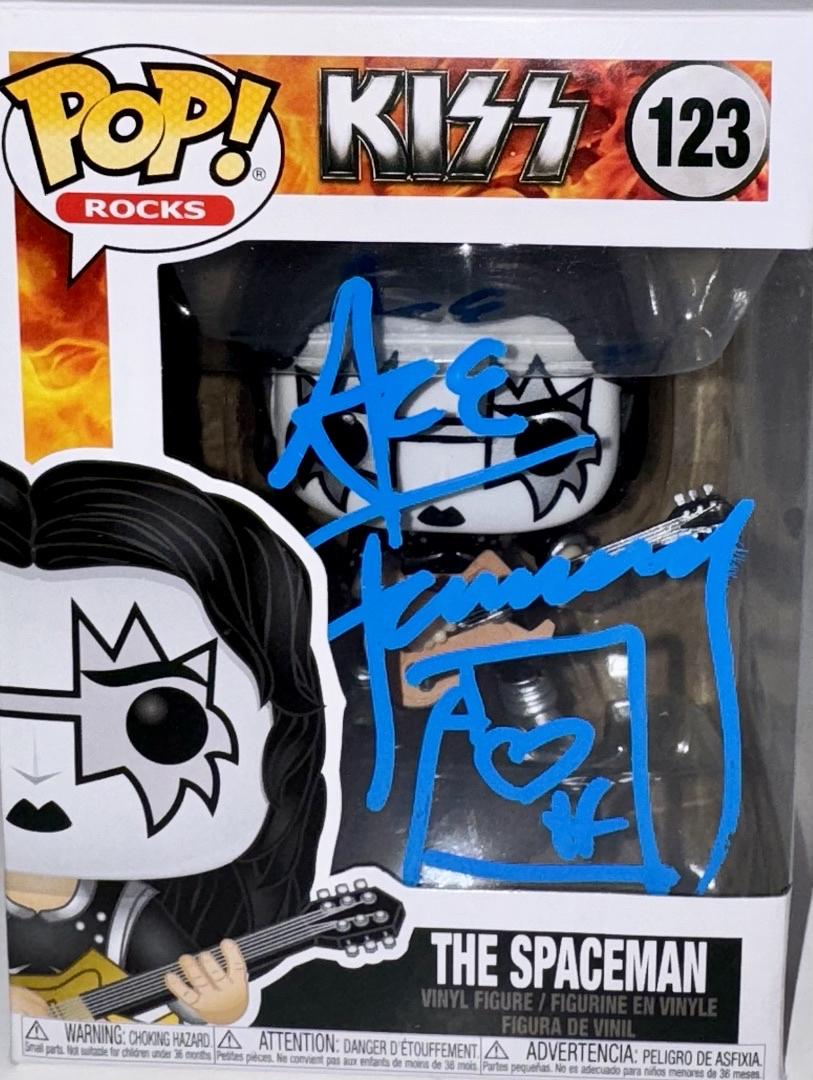 Ace Frehley Signed Funko Pop #123 "The Spaceman" (KISS) - PSA COA