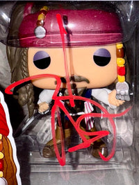 Johnny Depp Signed Funko Pop #172 Captain Jack Sparrow (Pirates Of The Caribbean)  - Beckett COA
