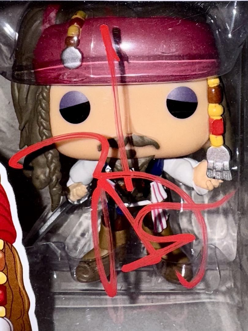 Johnny Depp Signed Funko Pop #172 Captain Jack Sparrow (Pirates Of The Caribbean)  - Beckett COA